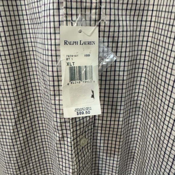 Ralph Lauren Men’s Classic Fit Button-Down Shirt Size XLT: Tall NWT - Picture 3 of 9